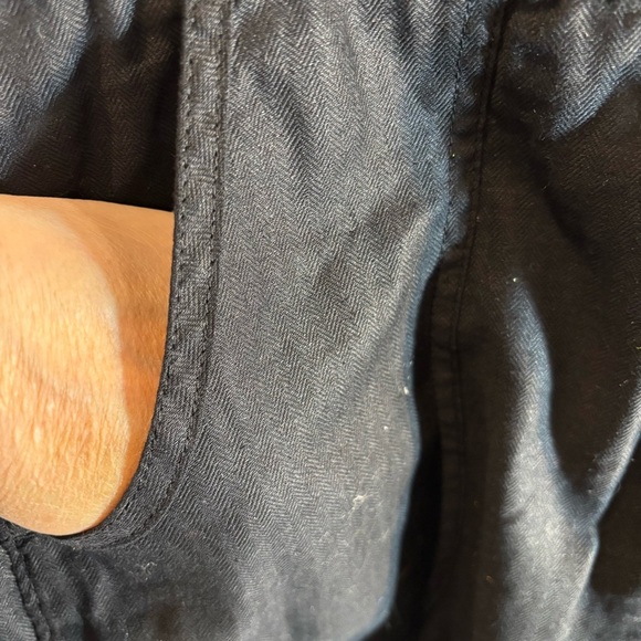 HURLEY Sz M Short Overalls 50% Cotton 50% Linen Blend Adjustable Straps NEW - Picture 6 of 14